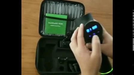 Mini pistola de masaje con dispositivo eléctrico de espalda con vibración para gimnasio en casa